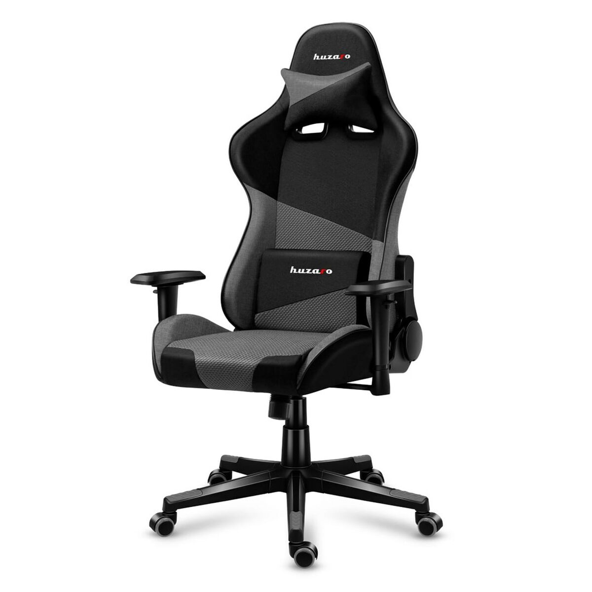 Spēļu Krēsls Huzaro Force 6.2 Melns/Pelēks
